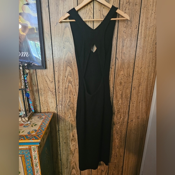 MICHAEL COSTELLO X REVOLVE Variegated Cut Out Ribbed Bodycon - Medium - Picture 4 of 5